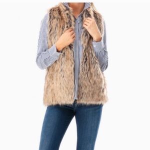 Tuckernuck Faux Fur Vest NWOT